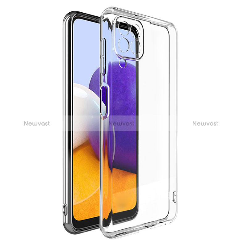 Ultra-thin Transparent TPU Soft Case Cover for Samsung Galaxy A22 4G Clear