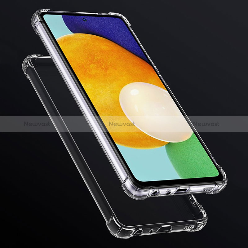 Ultra-thin Transparent TPU Soft Case Cover for Samsung Galaxy A52 4G Clear
