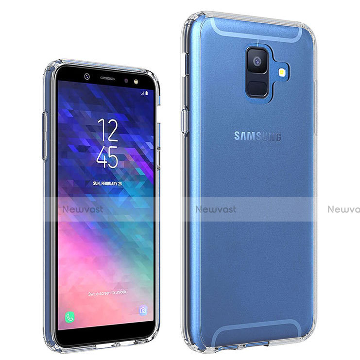 Ultra-thin Transparent TPU Soft Case Cover for Samsung Galaxy A6 (2018) Clear