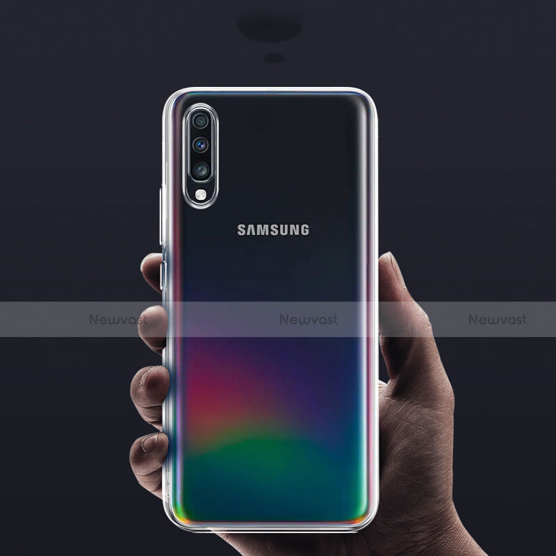 Ultra-thin Transparent TPU Soft Case Cover for Samsung Galaxy A70 Clear