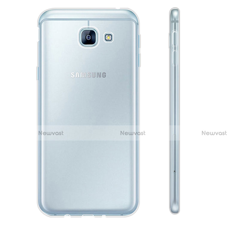 Ultra-thin Transparent TPU Soft Case Cover for Samsung Galaxy A8 (2016) A8100 A810F Clear