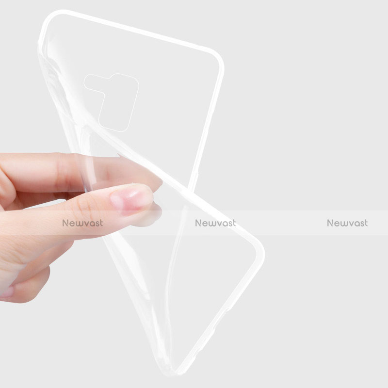 Ultra-thin Transparent TPU Soft Case Cover for Samsung Galaxy A8 (2018) A530F Clear