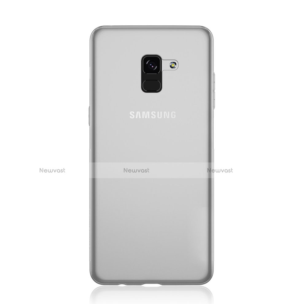 Ultra-thin Transparent TPU Soft Case Cover for Samsung Galaxy A8 (2018) Duos A530F Clear