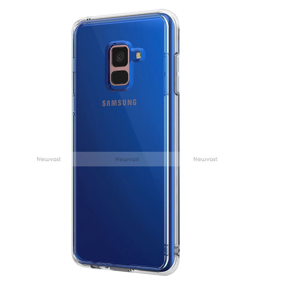 Ultra-thin Transparent TPU Soft Case Cover for Samsung Galaxy A8+ A8 Plus (2018) Duos A730F Clear