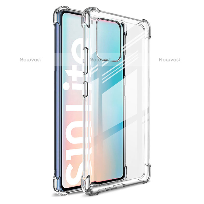 Ultra-thin Transparent TPU Soft Case Cover for Samsung Galaxy A91 Clear