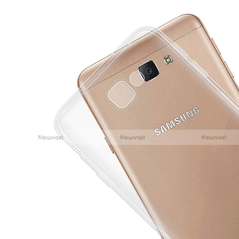 Ultra-thin Transparent TPU Soft Case Cover for Samsung Galaxy J7 Prime Clear