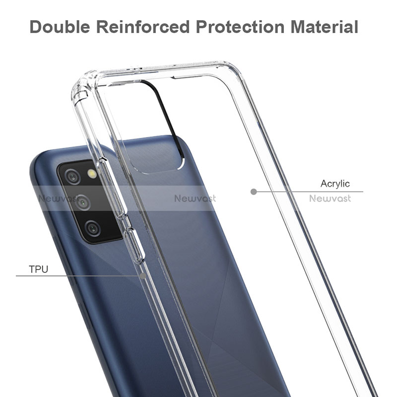 Ultra-thin Transparent TPU Soft Case Cover for Samsung Galaxy M02s Clear