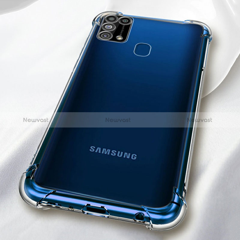 Ultra-thin Transparent TPU Soft Case Cover for Samsung Galaxy M21s Clear