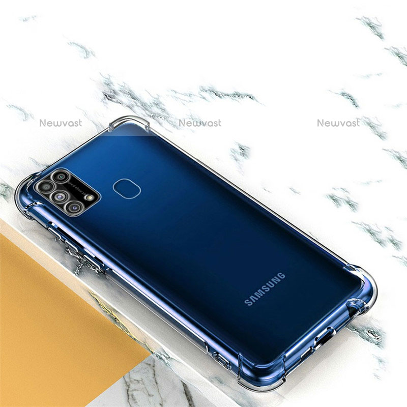 Ultra-thin Transparent TPU Soft Case Cover for Samsung Galaxy M31 Clear