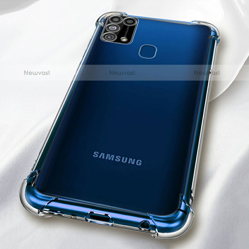 Ultra-thin Transparent TPU Soft Case Cover for Samsung Galaxy M31 Prime Edition Clear