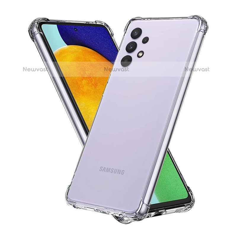 Ultra-thin Transparent TPU Soft Case Cover for Samsung Galaxy M32 5G Clear