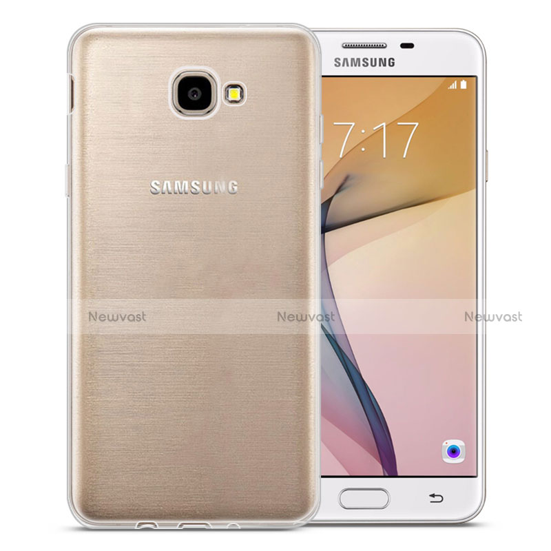 Ultra-thin Transparent TPU Soft Case Cover for Samsung Galaxy On7 (2016) G6100 Clear