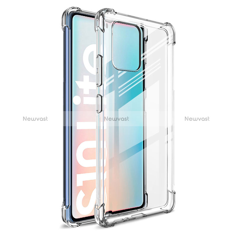 Ultra-thin Transparent TPU Soft Case Cover for Samsung Galaxy S10 Lite Clear