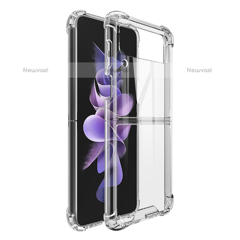 Ultra-thin Transparent TPU Soft Case Cover for Samsung Galaxy Z Flip3 5G Clear