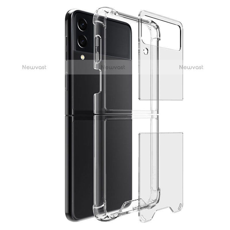 Ultra-thin Transparent TPU Soft Case Cover for Samsung Galaxy Z Flip3 5G Clear