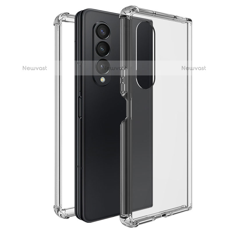 Ultra-thin Transparent TPU Soft Case Cover for Samsung Galaxy Z Fold3 5G Clear