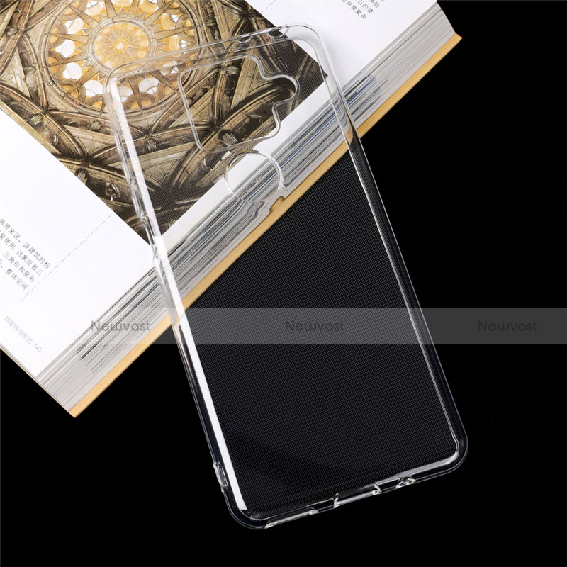 Ultra-thin Transparent TPU Soft Case Cover for Sharp AQUOS Sense4 Plus Clear