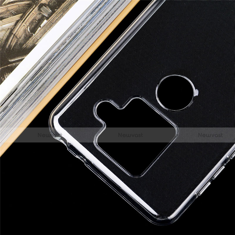 Ultra-thin Transparent TPU Soft Case Cover for Sharp AQUOS Sense4 Plus Clear