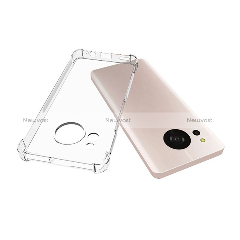 Ultra-thin Transparent TPU Soft Case Cover for Sharp Aquos Sense8 Clear