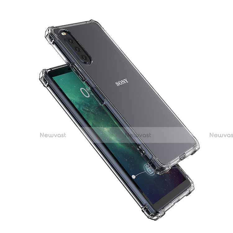 Ultra-thin Transparent TPU Soft Case Cover for Sony Xperia 10 II Clear