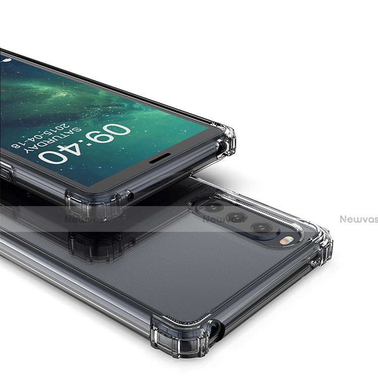 Ultra-thin Transparent TPU Soft Case Cover for Sony Xperia 10 II Clear