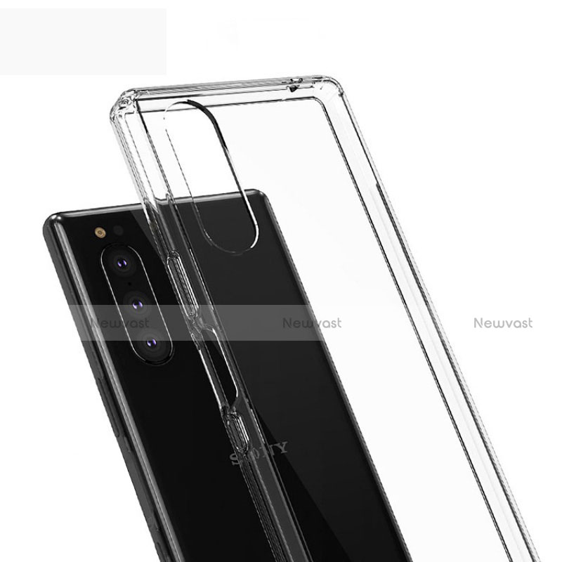 Ultra-thin Transparent TPU Soft Case Cover for Sony Xperia 5 Clear