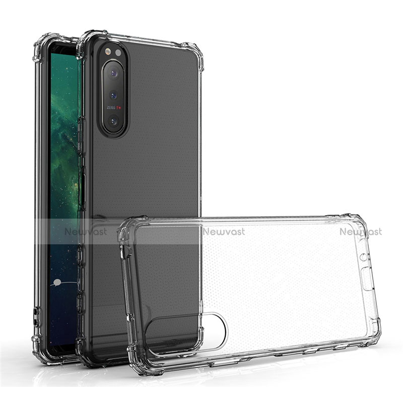 Ultra-thin Transparent TPU Soft Case Cover for Sony Xperia 5 II Clear