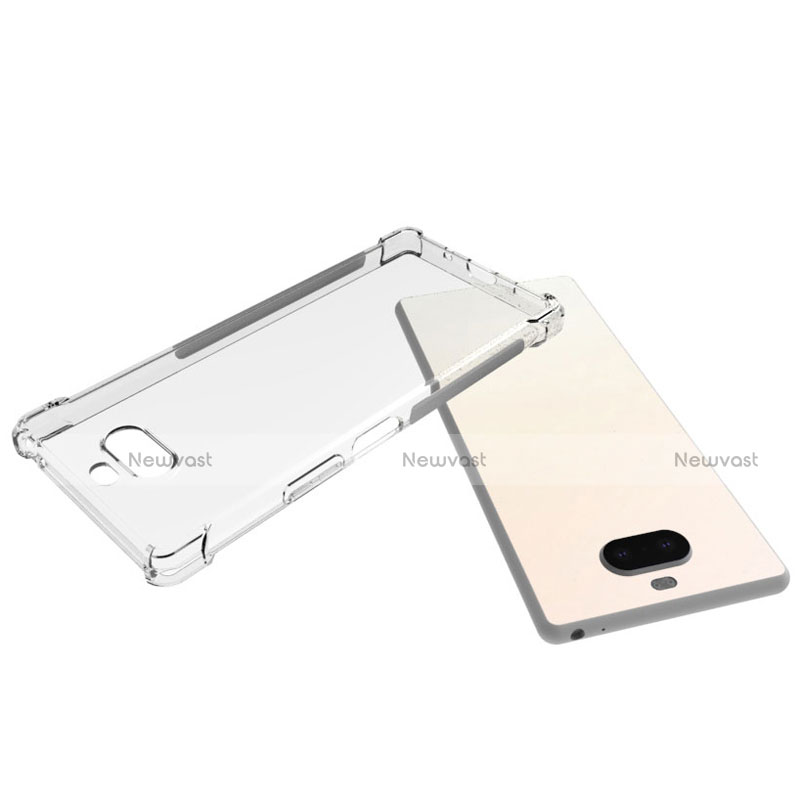 Ultra-thin Transparent TPU Soft Case Cover for Sony Xperia 8 Clear