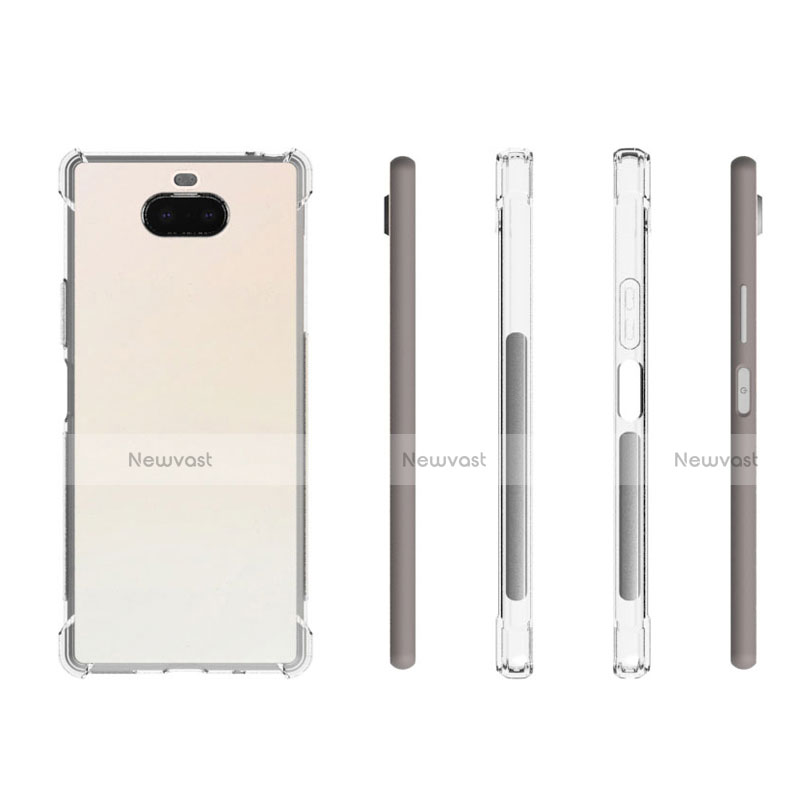 Ultra-thin Transparent TPU Soft Case Cover for Sony Xperia 8 Clear