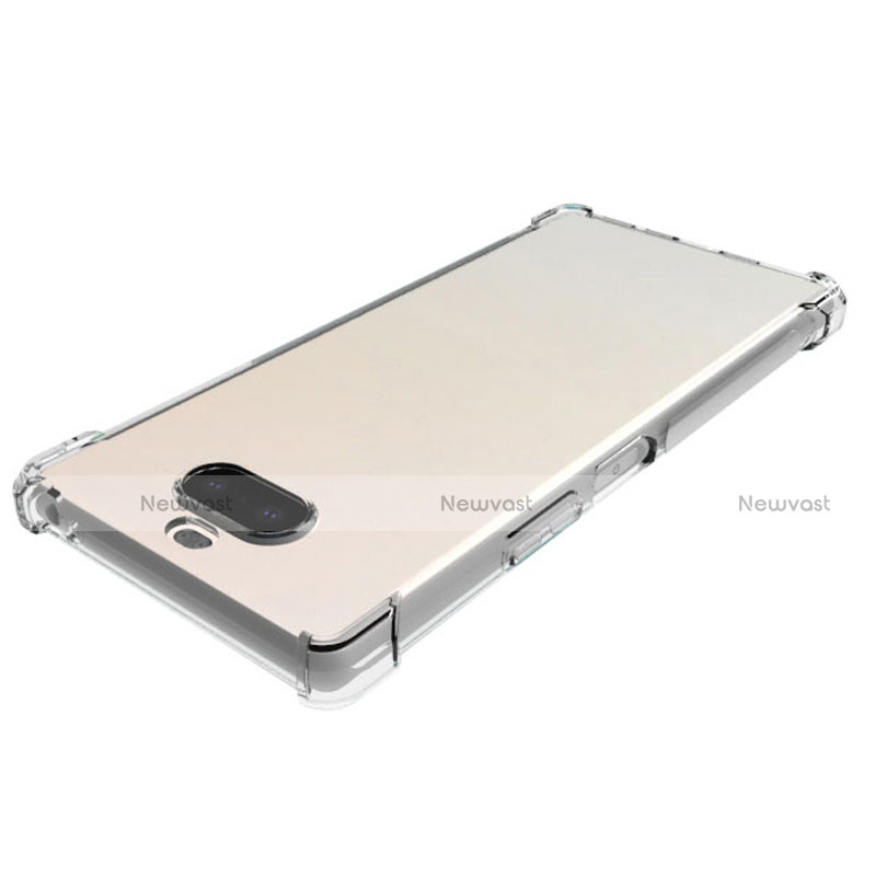 Ultra-thin Transparent TPU Soft Case Cover for Sony Xperia 8 Lite Clear