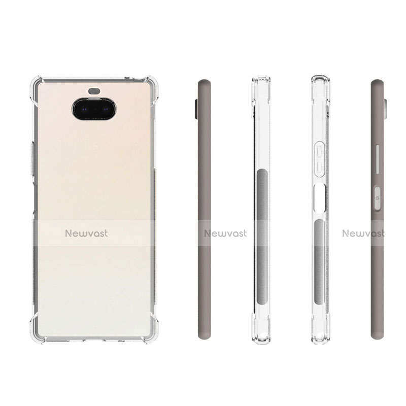 Ultra-thin Transparent TPU Soft Case Cover for Sony Xperia 8 Lite Clear