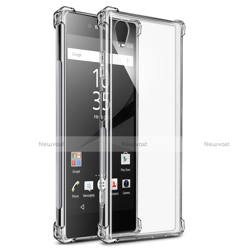 Ultra-thin Transparent TPU Soft Case Cover for Sony Xperia XA1 Plus Clear