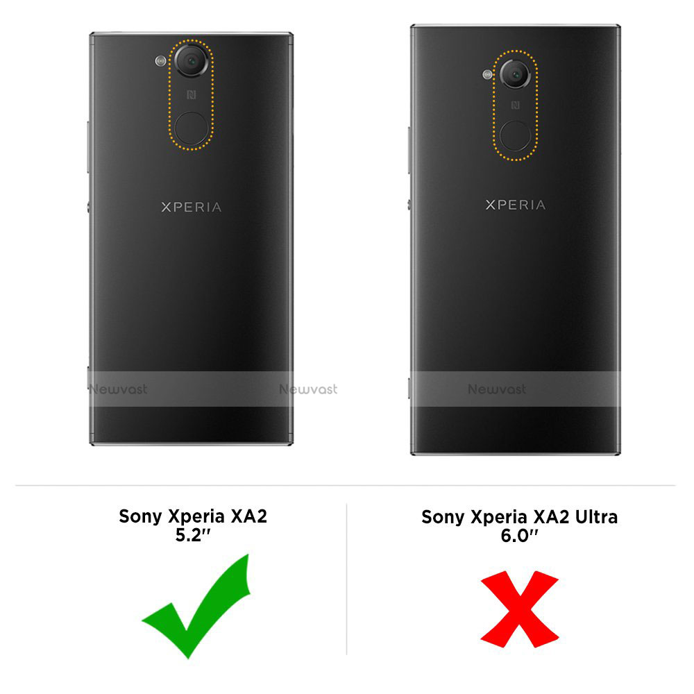Ultra-thin Transparent TPU Soft Case Cover for Sony Xperia XA2 Clear