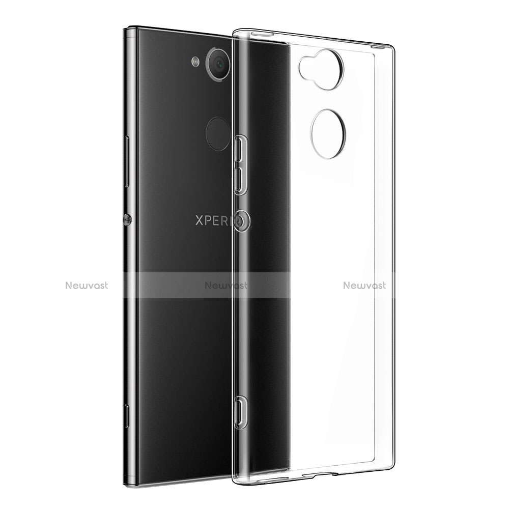 Ultra-thin Transparent TPU Soft Case Cover for Sony Xperia XA2 Plus Clear