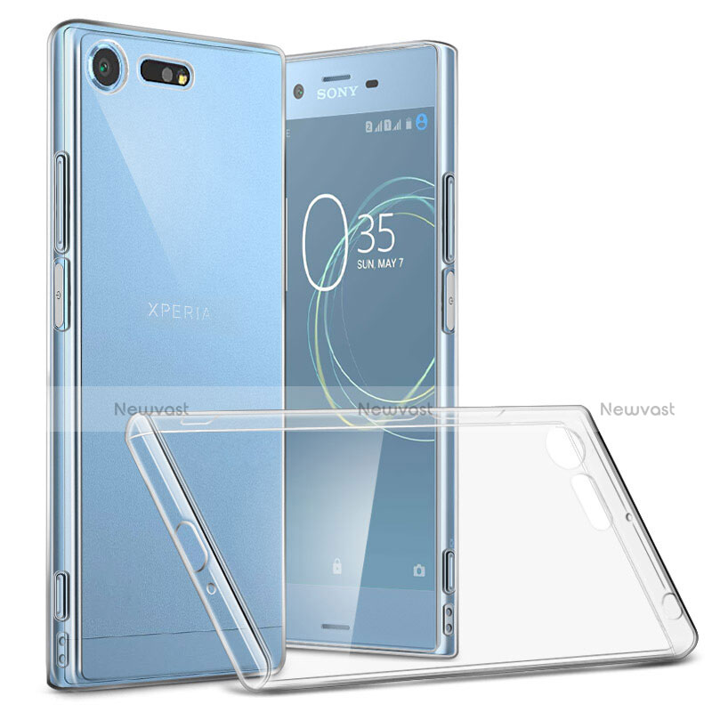 Ultra-thin Transparent TPU Soft Case Cover for Sony Xperia XZ Premium Clear