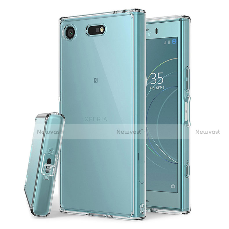 Ultra-thin Transparent TPU Soft Case Cover for Sony Xperia XZ1 Compact Clear