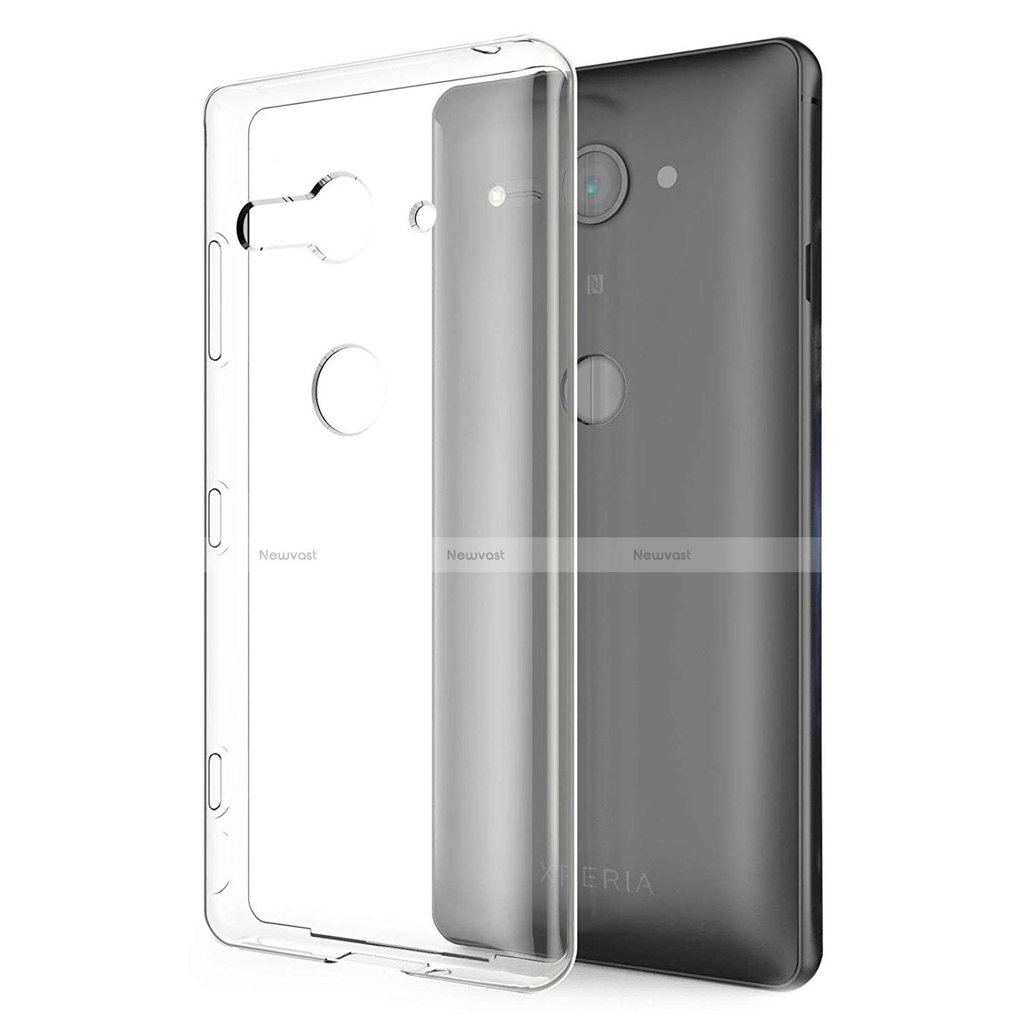 Ultra-thin Transparent TPU Soft Case Cover for Sony Xperia XZ2 Compact Clear