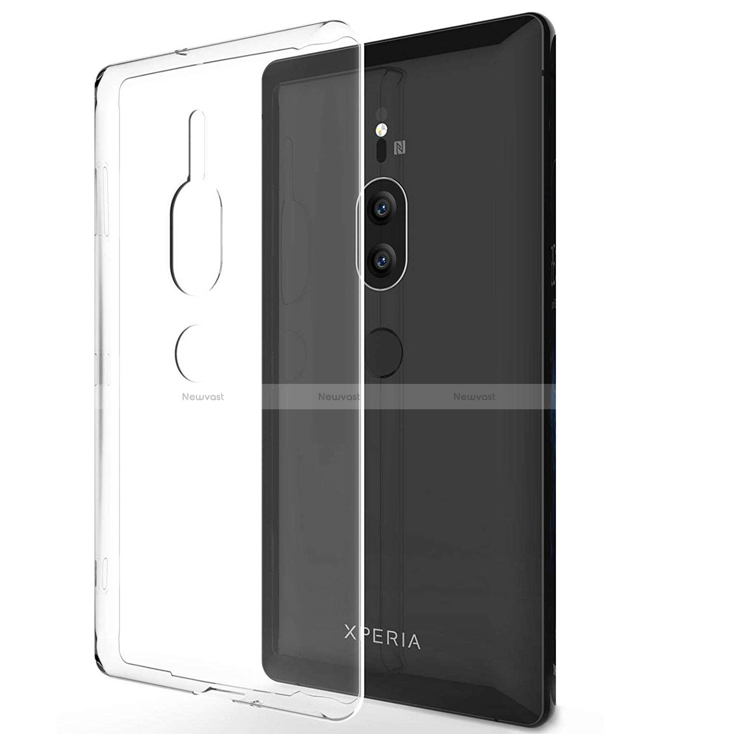 Ultra-thin Transparent TPU Soft Case Cover for Sony Xperia XZ2 Premium Clear