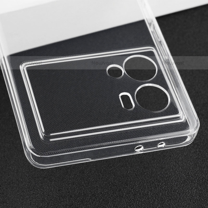 Ultra-thin Transparent TPU Soft Case Cover for Vivo iQOO 9 5G Clear