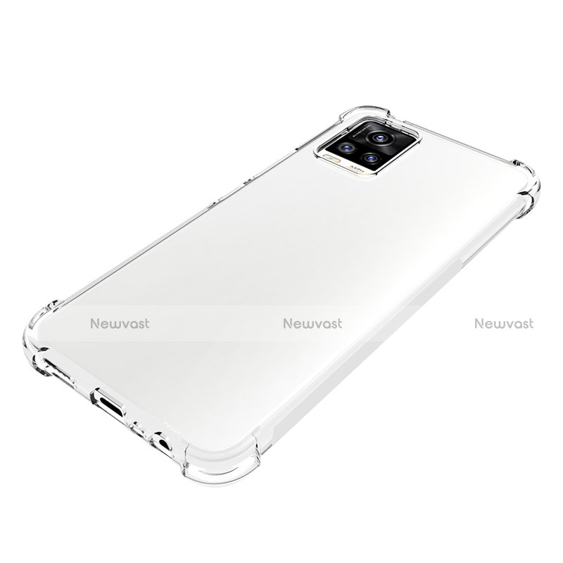 Ultra-thin Transparent TPU Soft Case Cover for Vivo V20 Clear