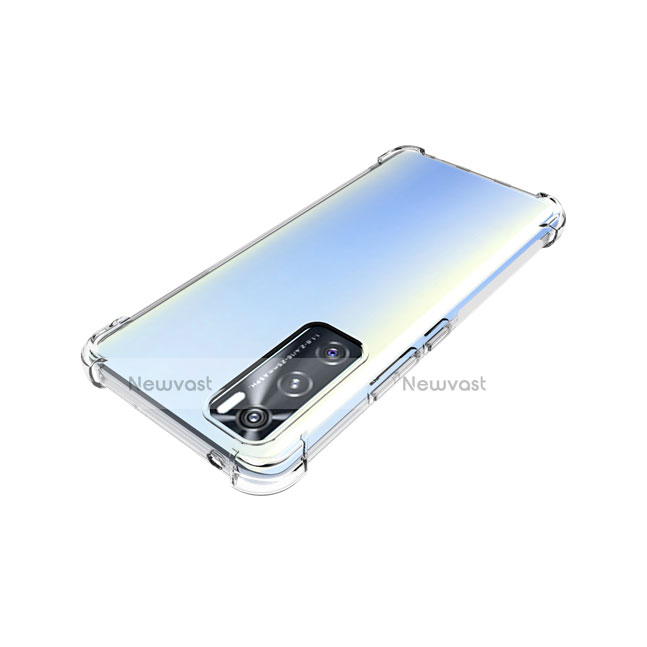 Ultra-thin Transparent TPU Soft Case Cover for Vivo V20 SE Clear