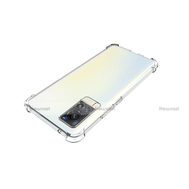 Ultra-thin Transparent TPU Soft Case Cover for Vivo X60T 5G Clear