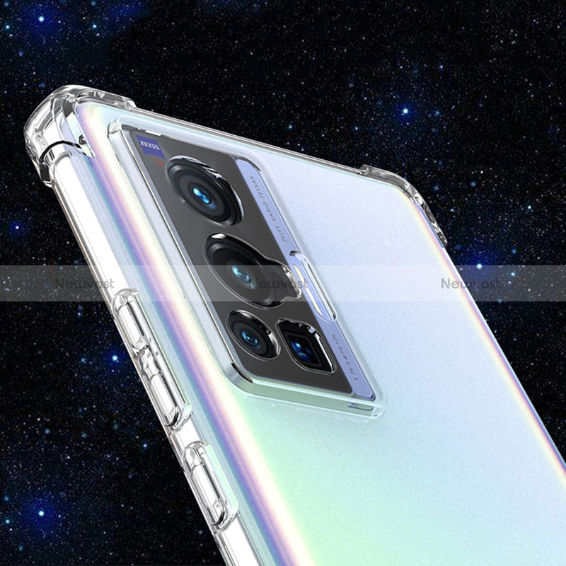 Ultra-thin Transparent TPU Soft Case Cover for Vivo X70 Pro+ Plus 5G Clear