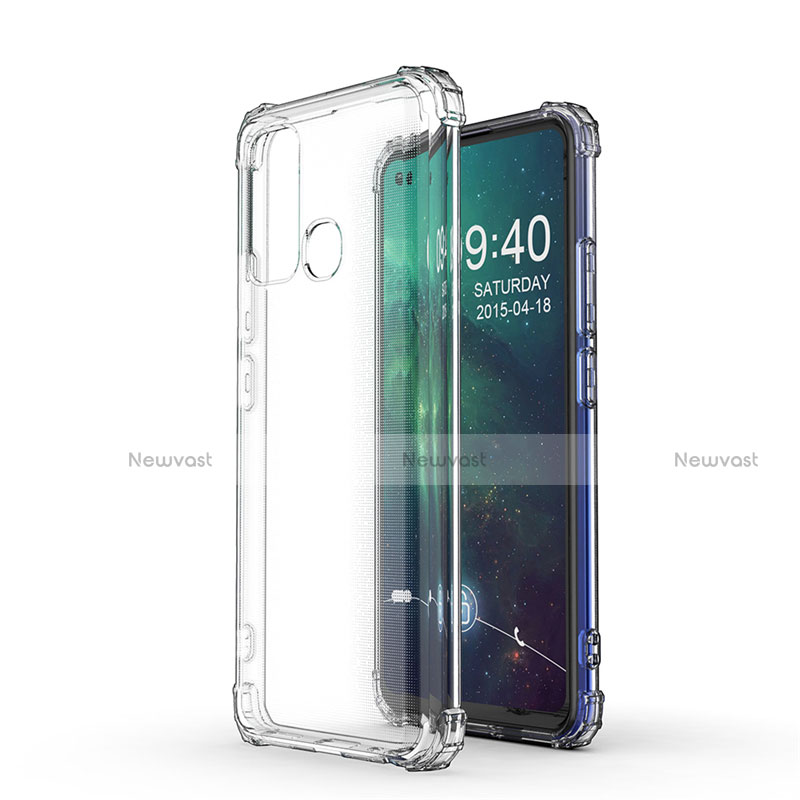 Ultra-thin Transparent TPU Soft Case Cover for Vivo Y50 Clear