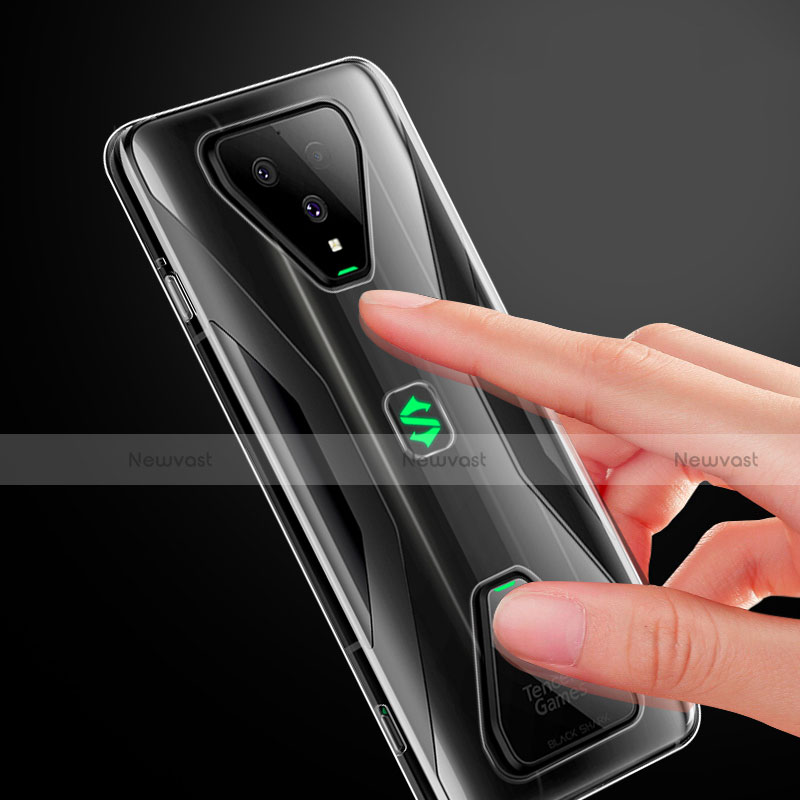 Ultra-thin Transparent TPU Soft Case Cover for Xiaomi Black Shark 3 Pro Clear