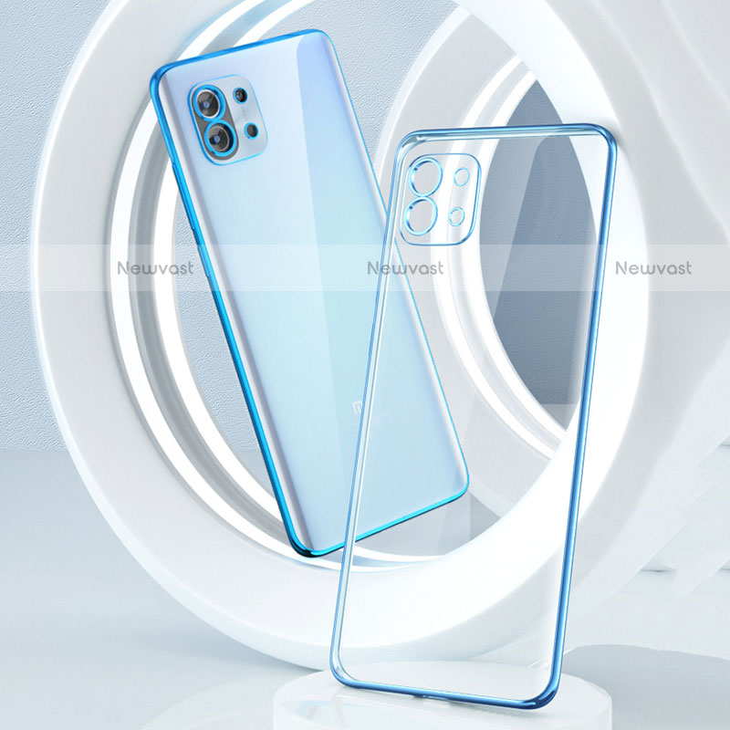 Ultra-thin Transparent TPU Soft Case Cover for Xiaomi Mi 11 Lite 4G
