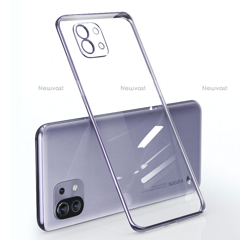 Ultra-thin Transparent TPU Soft Case Cover for Xiaomi Mi 11 Lite 4G