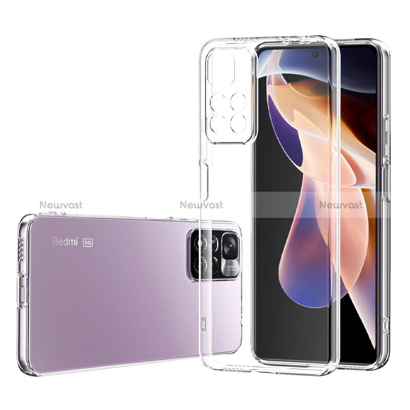 Ultra-thin Transparent TPU Soft Case Cover for Xiaomi Mi 11i 5G (2022) Clear