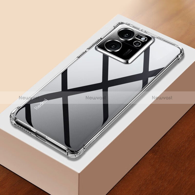 Ultra-thin Transparent TPU Soft Case Cover for Xiaomi Mi 13T Pro 5G Clear