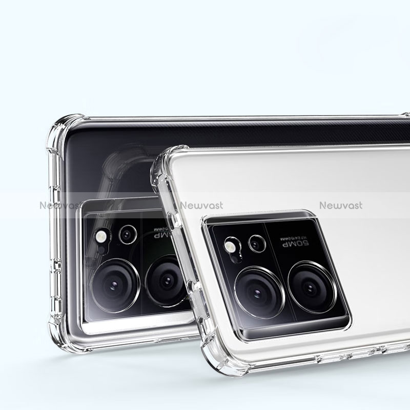 Ultra-thin Transparent TPU Soft Case Cover for Xiaomi Mi 13T Pro 5G Clear